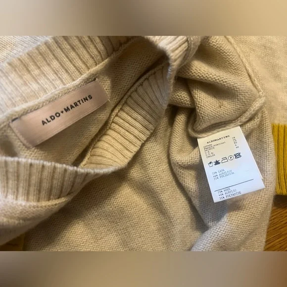 Aldo Martins sweater colorblock Anthropologie revolve ssense co cos sz 4 boho co - Picture 4 of 9